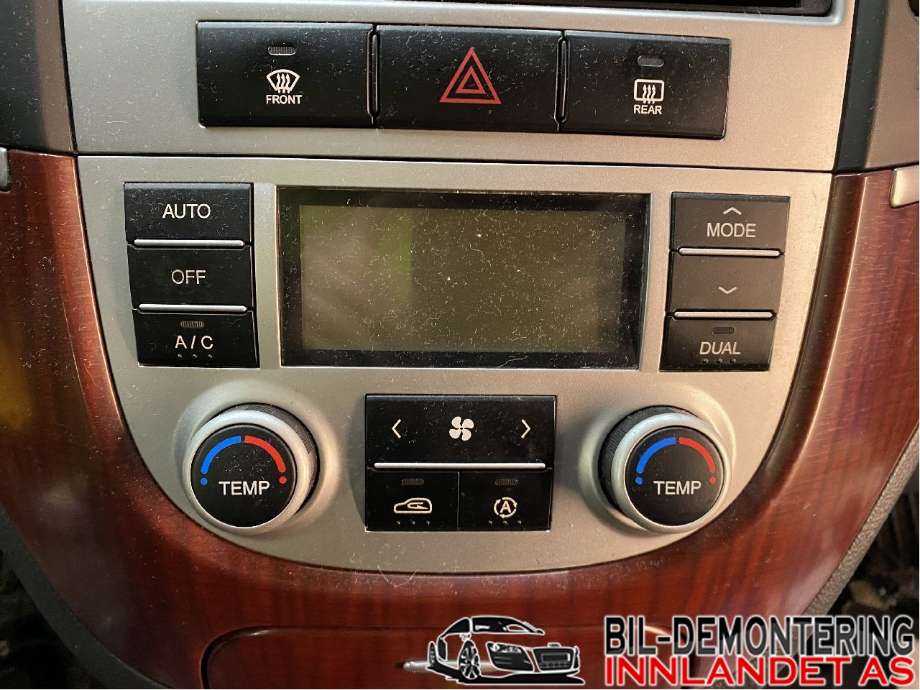 Varmeapparat betjening til Hyundai Santa Fe 2006-2009 (Type II, Fase 1)  (HYUNDAI|97250 2B431CA|)