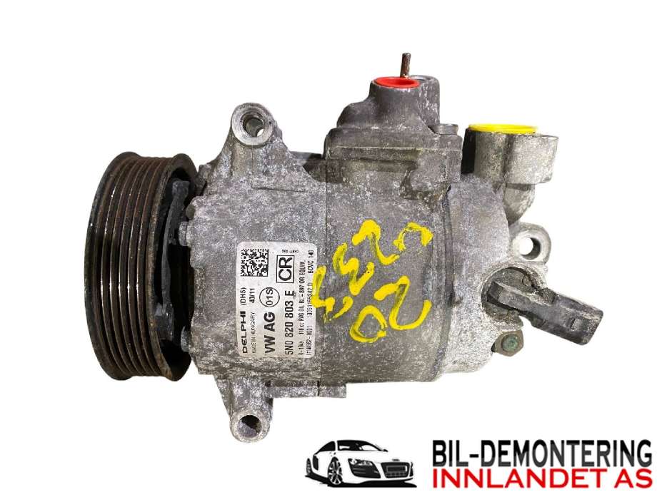 Aircondition kompressor til VW Passat, 2011-2015 (B7) (B7) (VOLKSWAGEN|5K0 820 803)