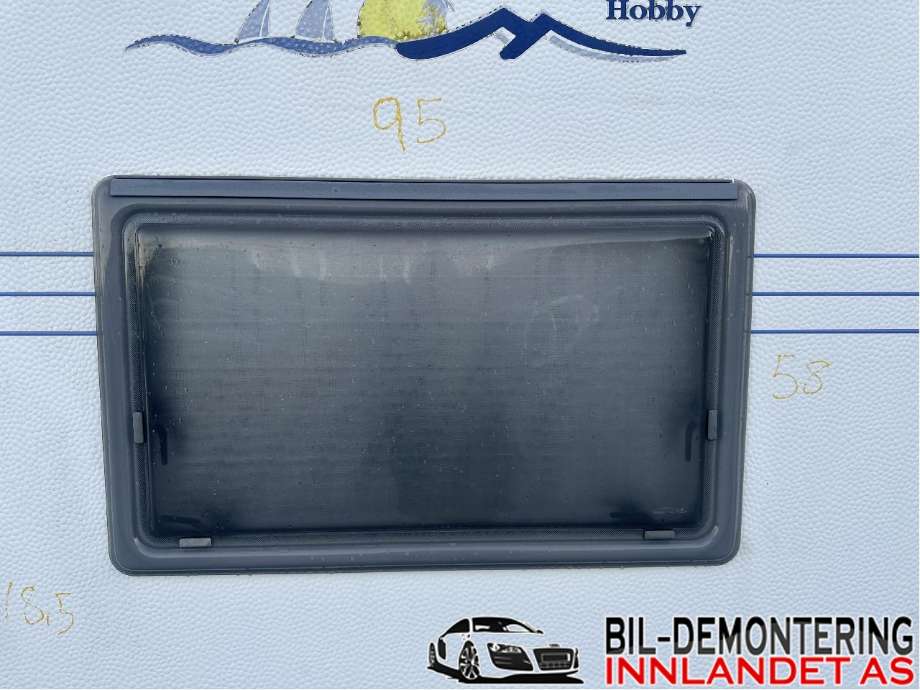 Camping, vindu til Annet Campingvogn Hobby 1967-->>  (95 X 58|G PARA PRESS 2|D2266)