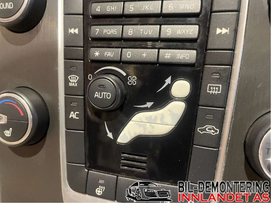 Varmeapparat betjening til Volvo V60/V60 CC 2013-2018 (Type I, Fase 2)  (VOLVO|31398065|)