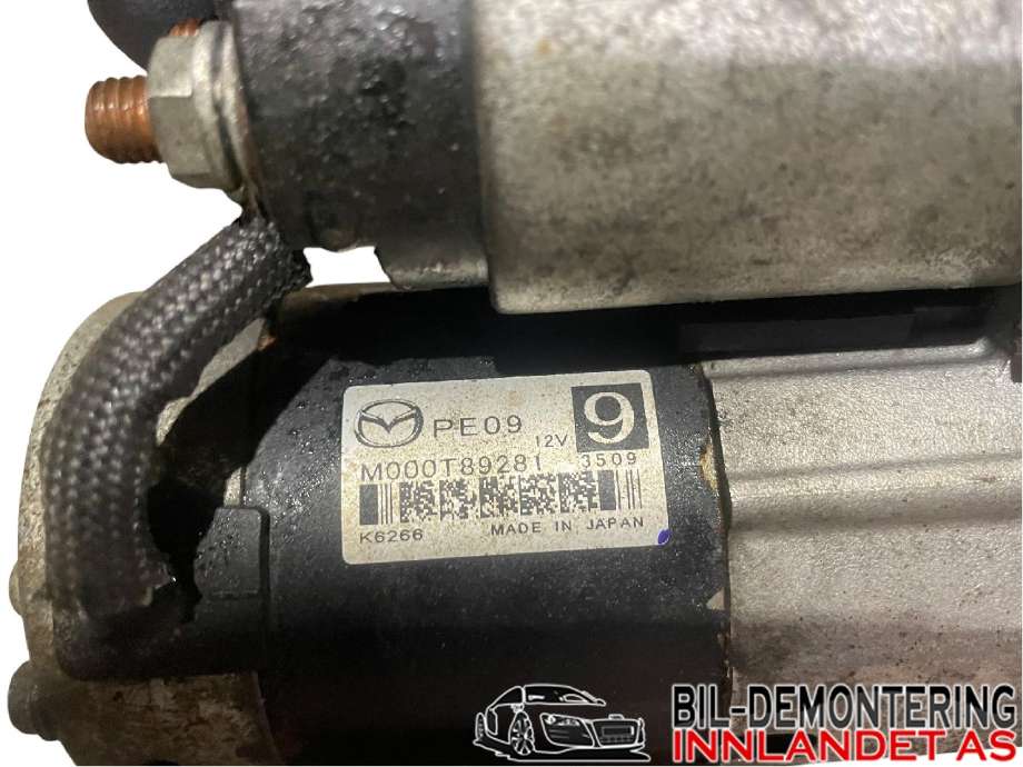 Starter diesel til Mazda 6 2013-2015 (Type III, Fase 1)  (MAZDA|PE0918400|)
