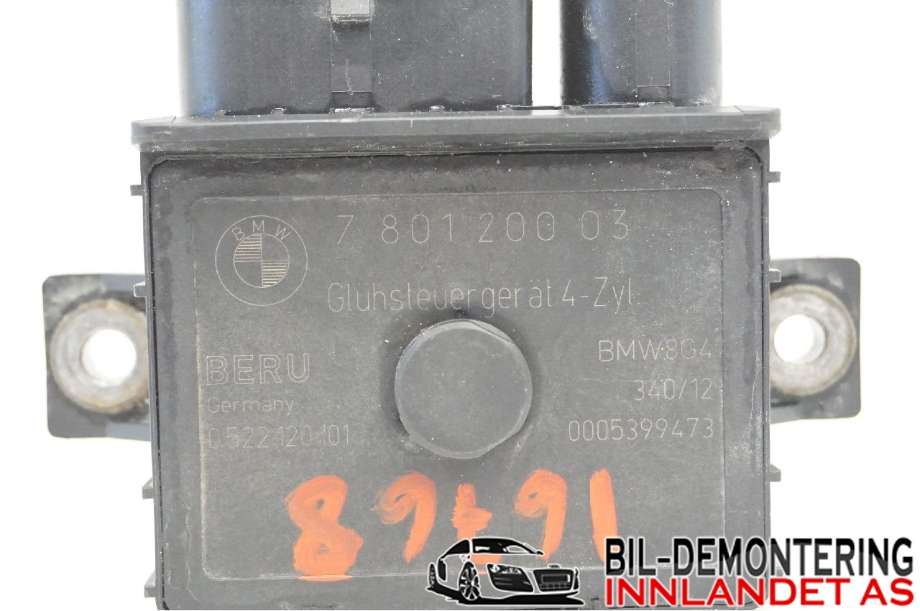 Rele gløde til BMW 3-Serie 2005-2011 (E90/E91/E92/E93) (E90/E91/E92/E93) (12 21 7 801 200|)
