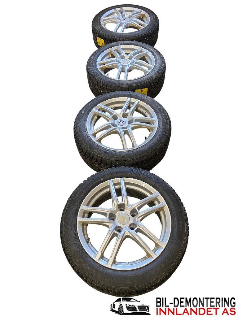 Felgsett aluminium til Hyundai Kona, 2017-2021 (Type I, Fase 1)  (HYUNDAI|7JX17 ET 50)