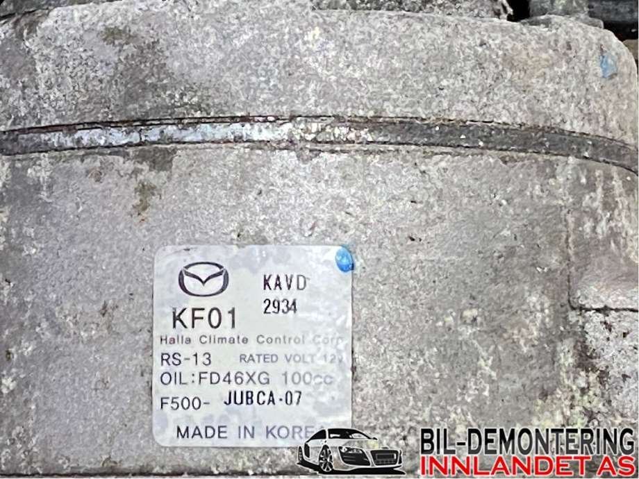 Aircondition kompressor til Mazda CX-5 2012-2017 (Type I)  (MAZDA|KF0161450|)