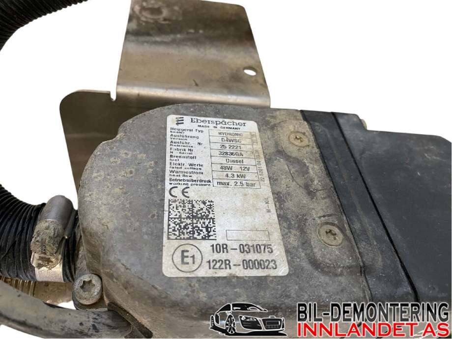 Dieselvarmer til Citroën Berlingo 2015-2019 (Type II, Fase 2) (CITROEN|10R-031075||32836GA)