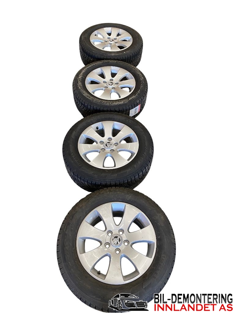 Felgsett aluminium til Škoda Yeti, 2014-2017 (Fase 2)  (SKODA|7JX16H2 ET 45)