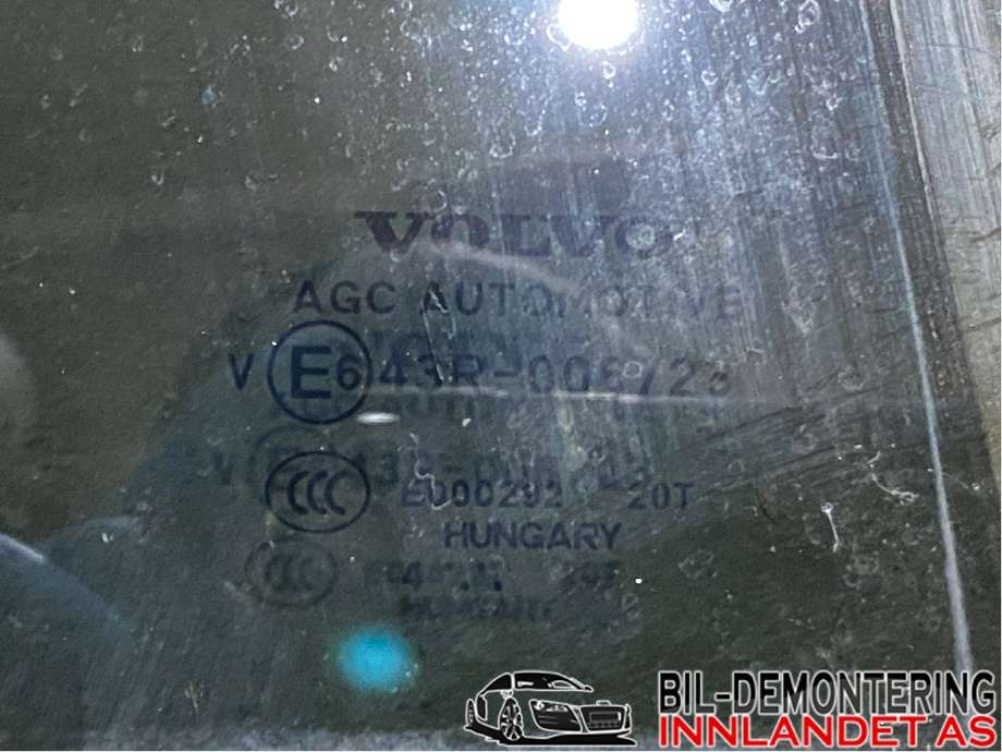 Siderute høyre bak til Volvo V40 2012-2019  (31278115|)
