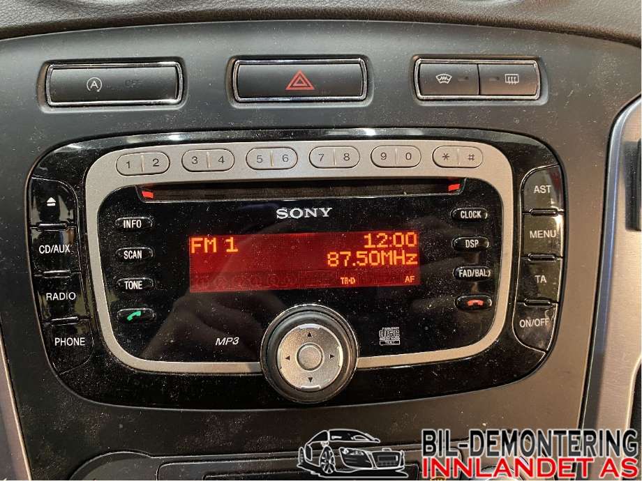 Bilstereo til Ford Mondeo, 2011-2014 (Type IV, Fase 2)  (FORD|BS7T-18C939-AH)