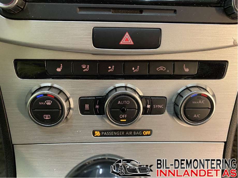 Varmeapparat betjening til VW Passat, 2011-2015 (B7) (B7) (VOLKSWAGEN|3AA 907 044 BD)
