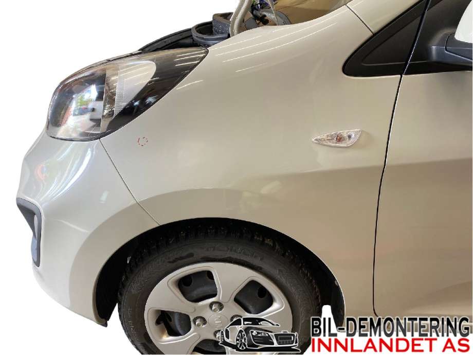 Skjerm venstre foran til Kia Picanto, 2011-2017 (Type II) (KIA|66311 1Y310)
