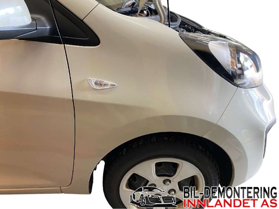 Skjerm høyre foran til Kia Picanto, 2011-2017 (Type II) (KIA|66321 1Y310)