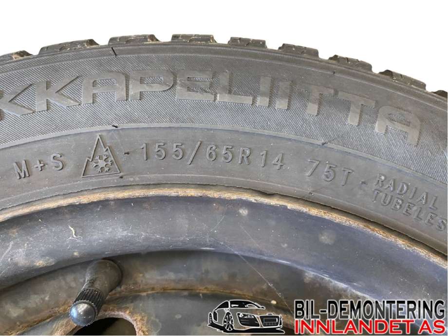 Felgsett stål til Kia Picanto 2011-2017 (Type II) (KIA||155765R14 75T)