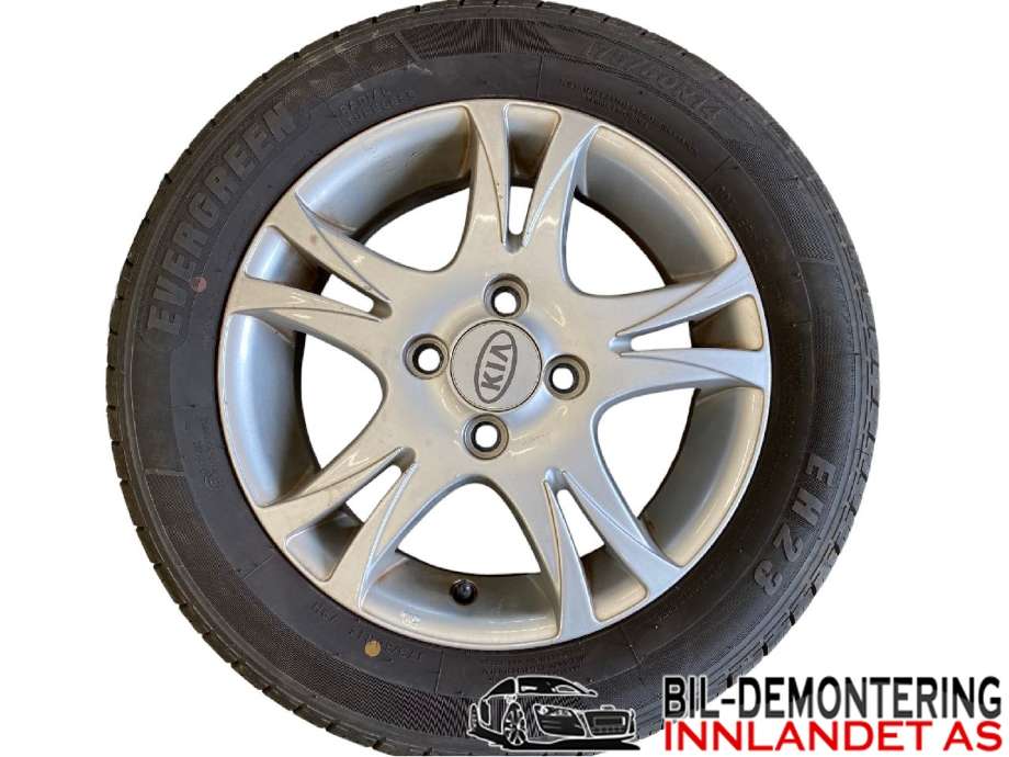 Felgsett aluminium til Kia Picanto 2011-2017 (Type II)  (KIA|5JX14H2 ET 49|175/60R14|)