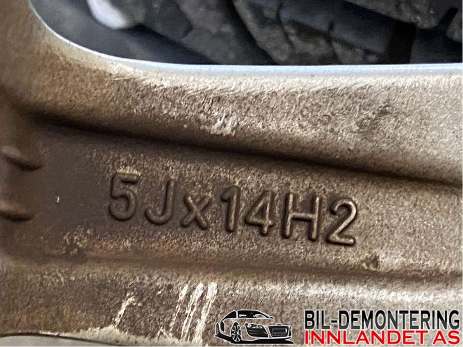 Felgsett aluminium til Kia Picanto 2011-2017 (Type II)  (KIA|5JX14H2 ET 49|175/60R14|)