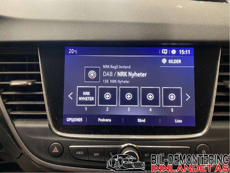 Instrument kjørecomputer til Opel Crossland X, 2017-->> (OPEL|)