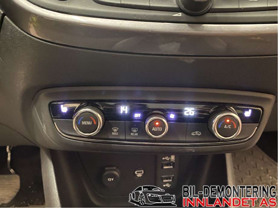 Varmeapparat betjening til Opel Crossland X, 2017-->> (OPEL|)