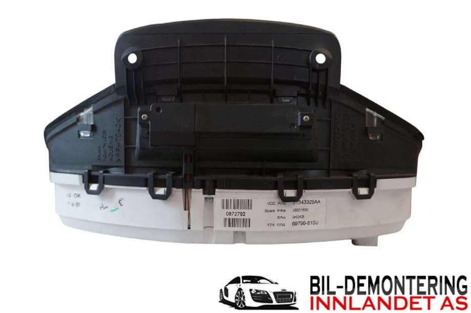 Instrumentpanel til Volvo XC70 2008-2013 (Type II, Fase 1)  (VOLVO|31270901 AA|)