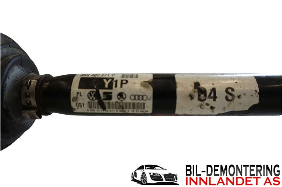 Drivaksel venstre foran til Audi A4 2007-2014 (Type IV) (B8) (B8) (AUDI|8K0 407 271 P|)