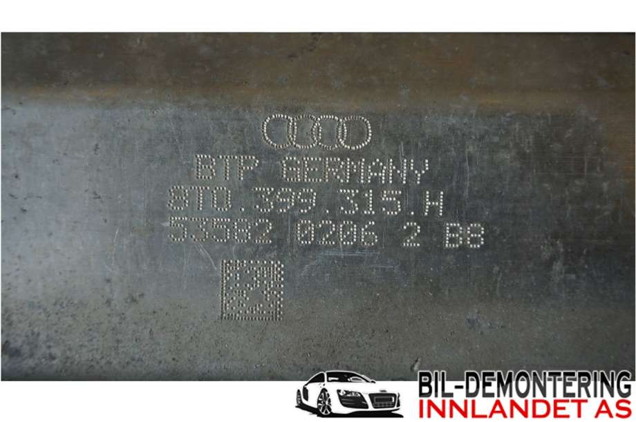 Travers foran hoved til Audi A4 2007-2014 (Type IV) (B8) (B8) (AUDI|8T0 399 315 H|)