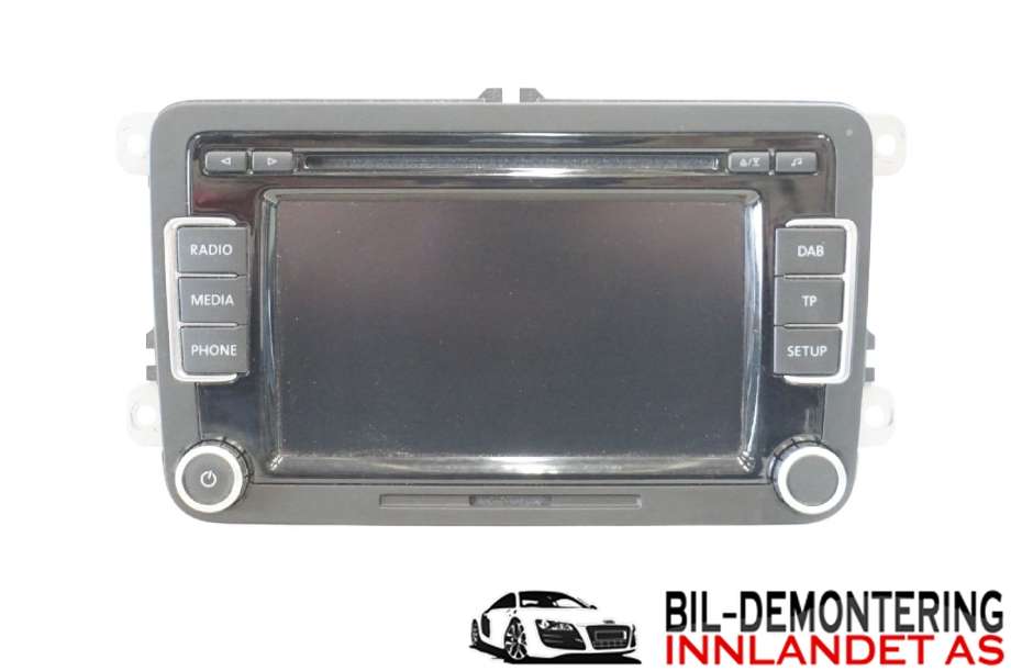 Bilstereo til VW Golf, Plus/Cross 2009-2013 (Fase 2) (VOLKSWAGEN|3C8 057 195 AX||3C8 035 195 A)