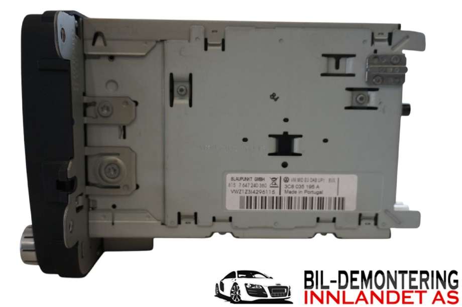 Bilstereo til VW Golf, Plus/Cross 2009-2013 (Fase 2) (VOLKSWAGEN|3C8 057 195 AX||3C8 035 195 A)
