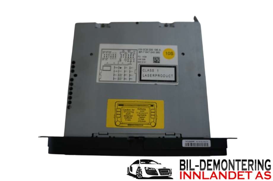 Bilstereo til VW Golf, Plus/Cross 2009-2013 (Fase 2) (VOLKSWAGEN|3C8 057 195 AX||3C8 035 195 A)