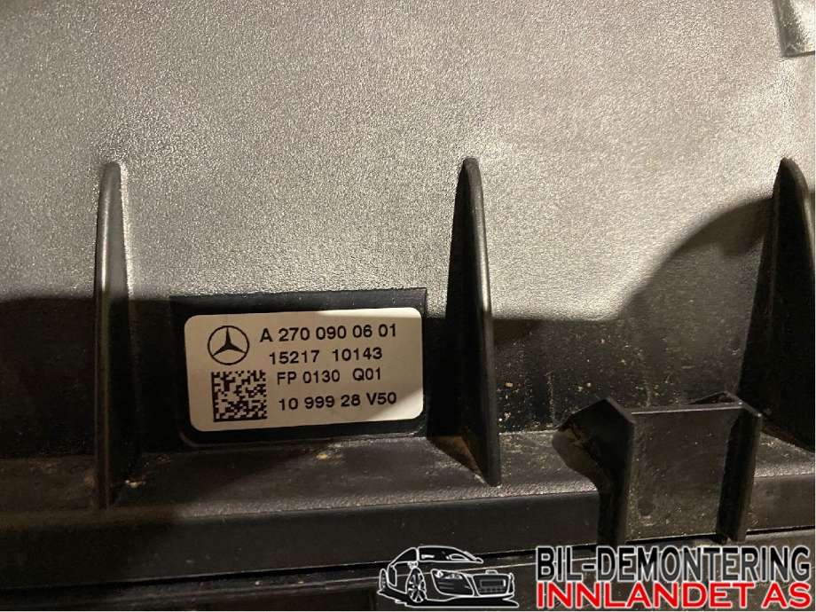 Luftfilterboks til Mercedes A-Klasse 2012-2018 (W176) (W176) (MERCEDES BENZ|A 270 090 06 01|)