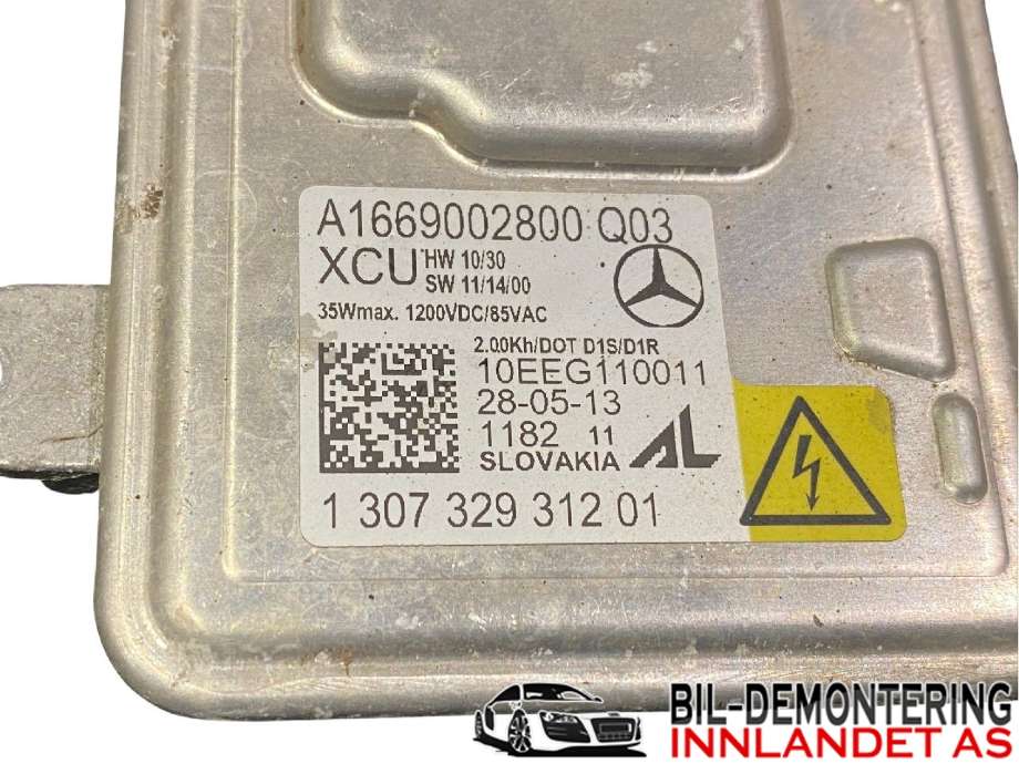 Styreenhet xenon/ballast til Mercedes A-Klasse 2012-2018 (W176) (W176) (A 166 900 28 00|)