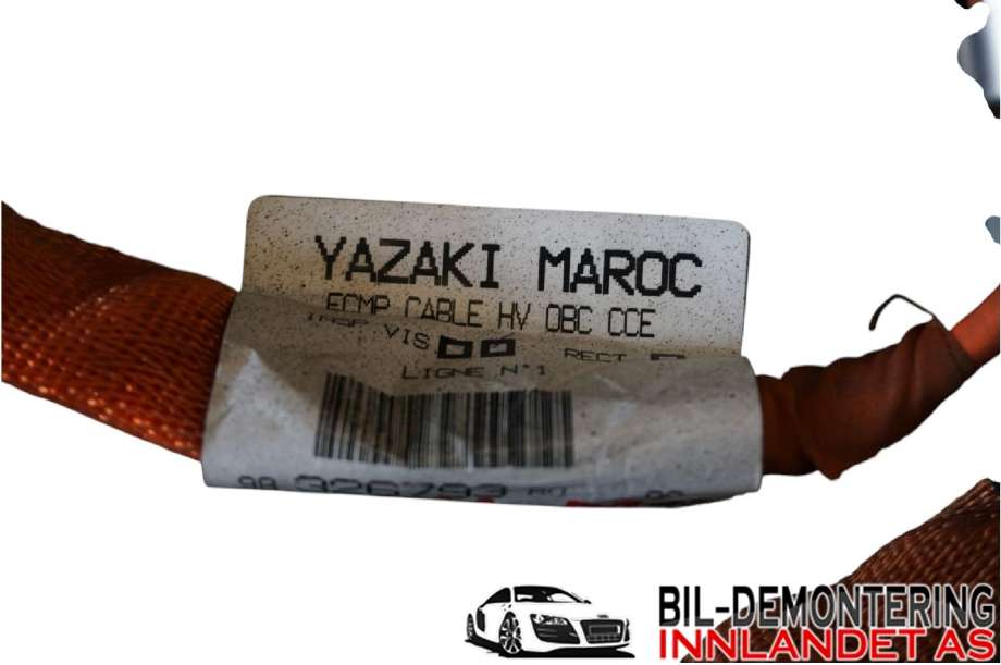 Kabel høy volt (HV) hybrid til Peugeot 208 2019-->> (Type II) (98 326 793 80|)