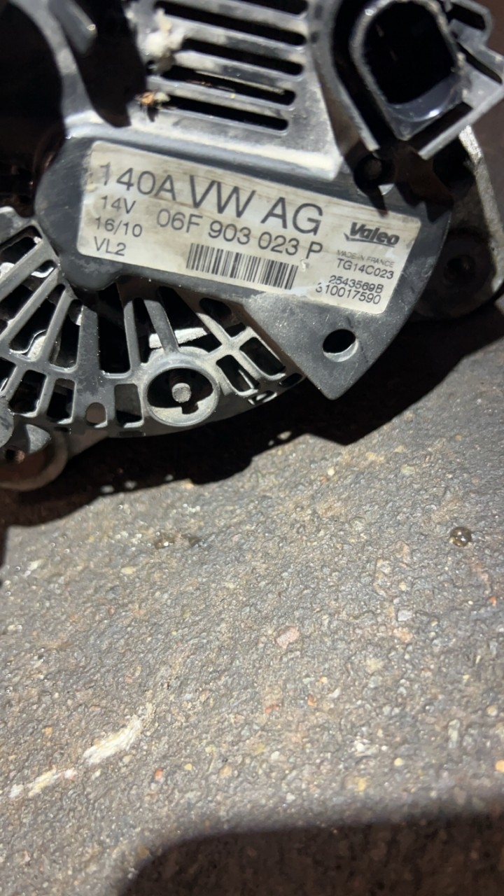 Dynamo diesel til Škoda Superb 2008-2015 (Type II)  (06F 903 023 P|)