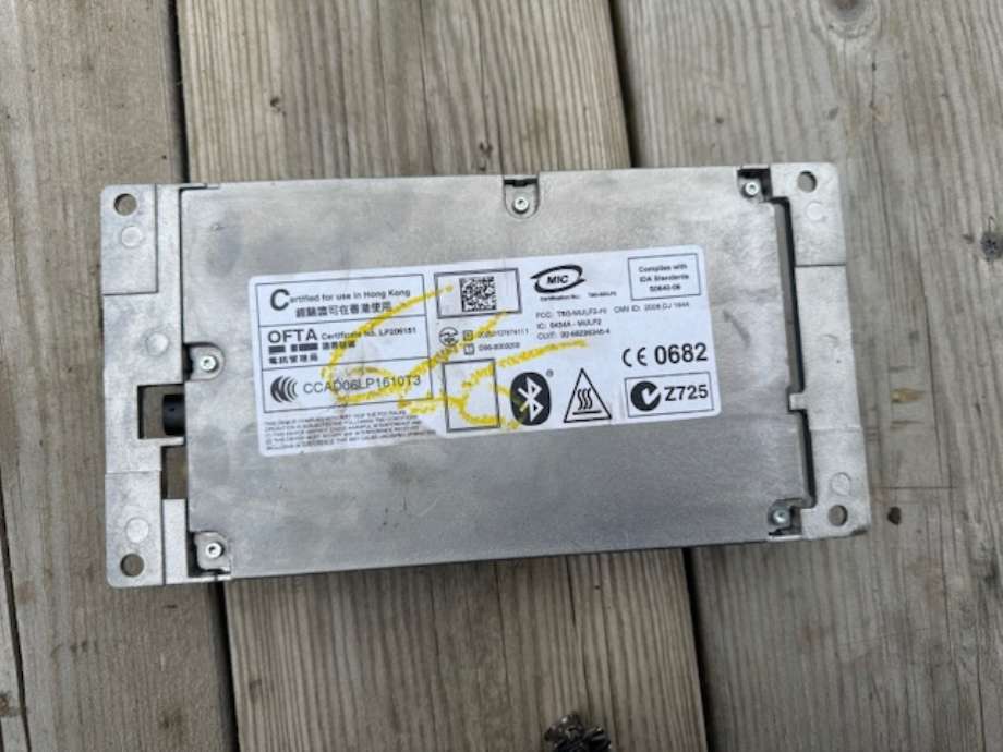 Styreenhet bluetooth til BMW X1, 2009-2015 (E84) (E84) (84 10 9 229 740)
