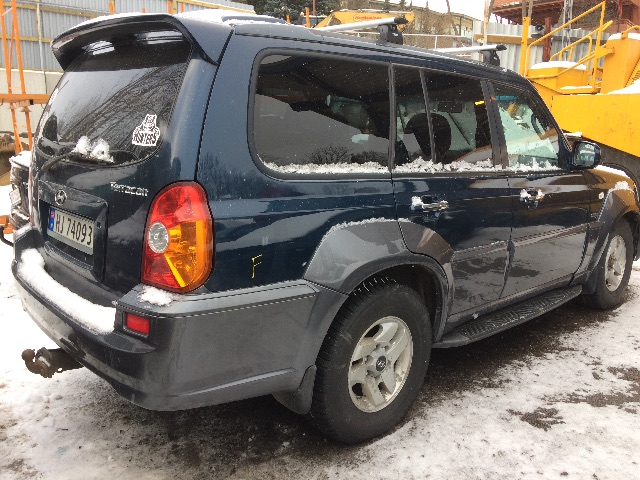 Hyundai Terracan 2002-2007 , Motorkode: P72U, Girkassekode: 