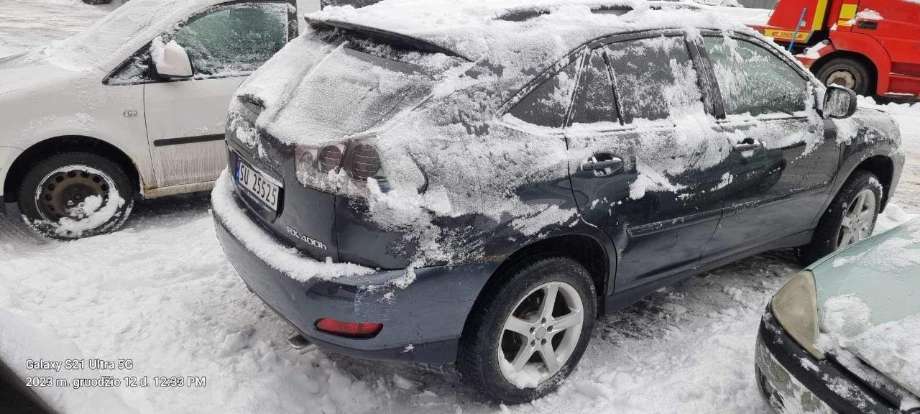 Lexus RX 2003-2009 (Type II) (XU30) (XU30), Motorkode: 3MZ-FE, Girkassekode: 