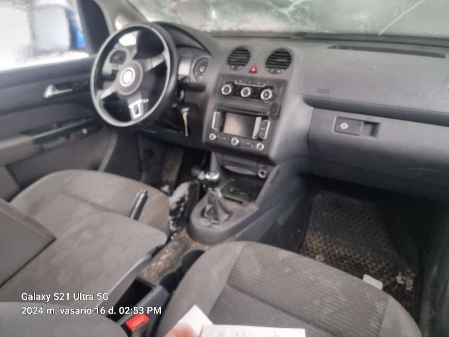 VW Caddy 2010-2015 (Type III, Fase 2) , Motorkode: CFH, Girkassekode: 