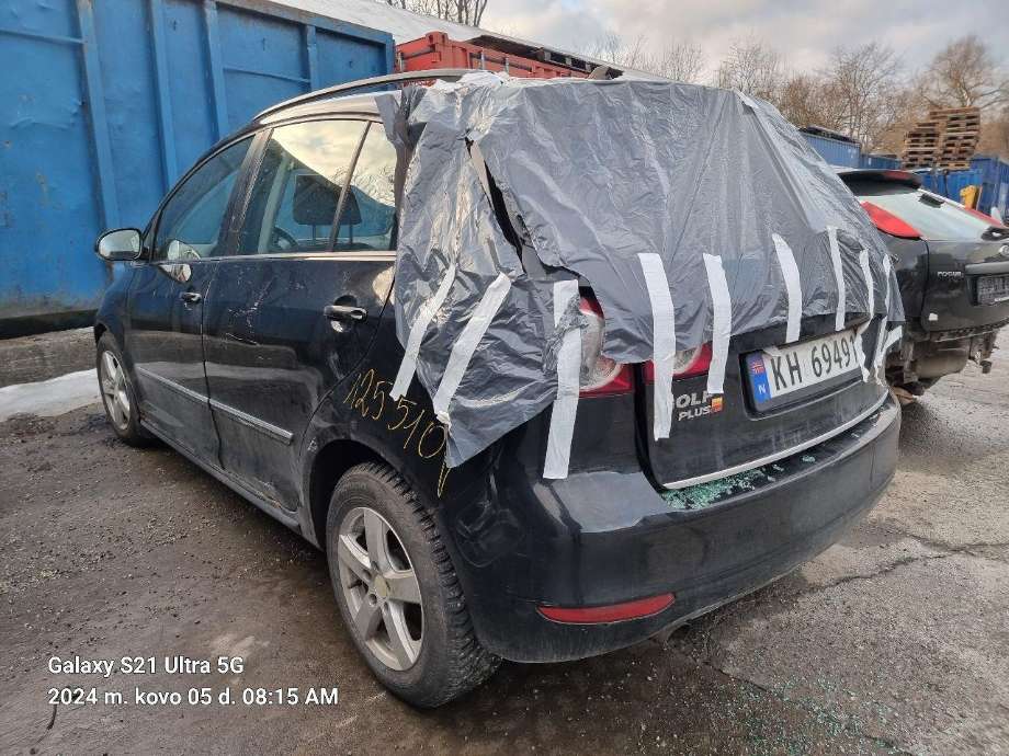 VW Golf, Plus/Cross 2009-2013 (Fase 2) , Motorkode: CAY, Girkassekode: 