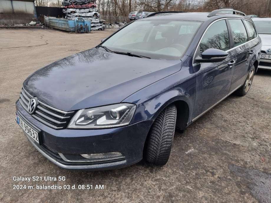 VW Passat 2011-2015 (B7) (B7), Motorkode: CAY, Girkassekode: 