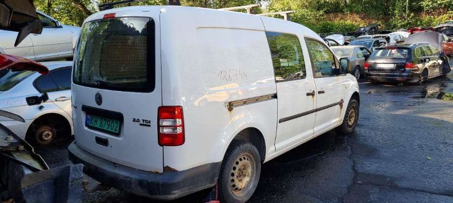 VW Caddy 2010-2015 (Type III, Fase 2) , Motorkode: CFH, Girkassekode: 
