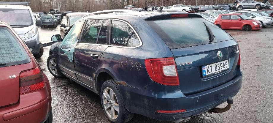 Škoda Superb 2008-2015 (Type II) delebil , Motorkode: CFF, Girkassekode: 