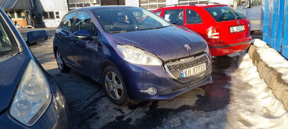 Peugeot 208, 2012-2019 (Type I)  delebil , Motorkode: 8H01
