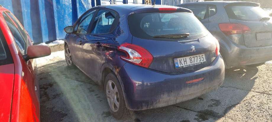 Peugeot 208 2012-2019 (Type I) delebil , Motorkode: 8H01, Girkassekode: 