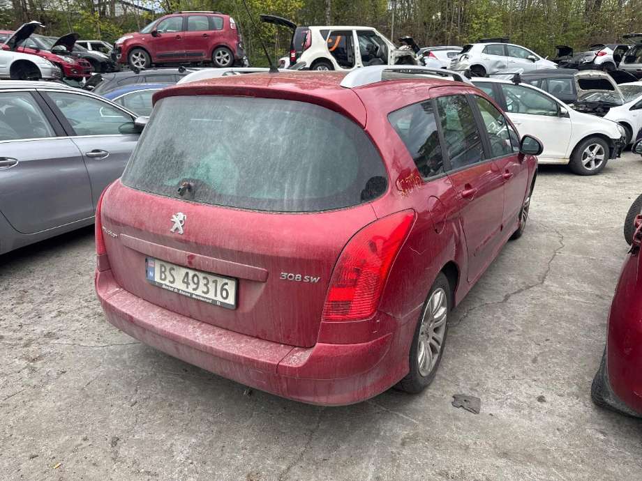 Peugeot 308 2011-2013 (Type I, Fase 2) delebil , Motorkode: 9H06, Girkassekode: