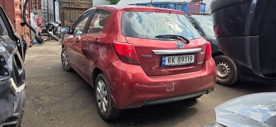 Toyota Yaris 2014-2020 (Type III, Fase 2) delebil , Motorkode: 1NZ-FXE, Girkassekode: