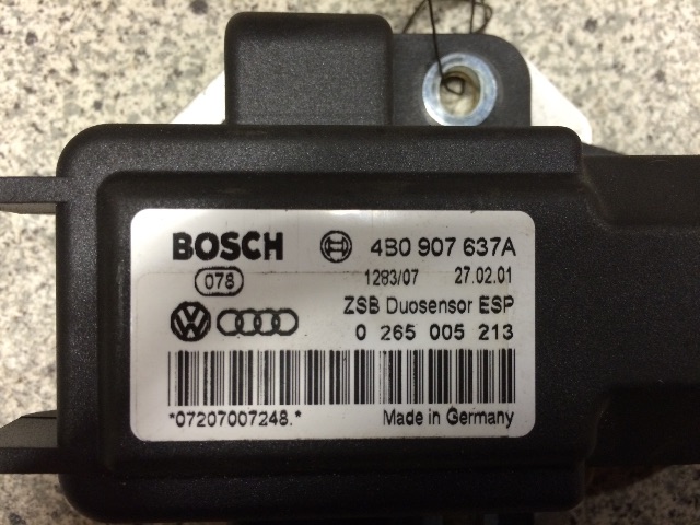 Styreenhet antispinn til Audi A4 1999-2001 (Type I, Fase 2) (B5) (B5) (BOSCH|4B0907637A|)