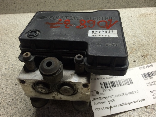 ABS sentral til Mitsubishi Outlander, 2003-2006 (Type I) (MB4-4W17-5613-1)