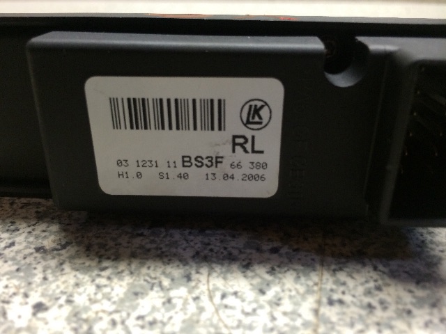 Bryter ruteheis til Mazda 3 2006-2009 (Type I, Fase 2)  (LK|)