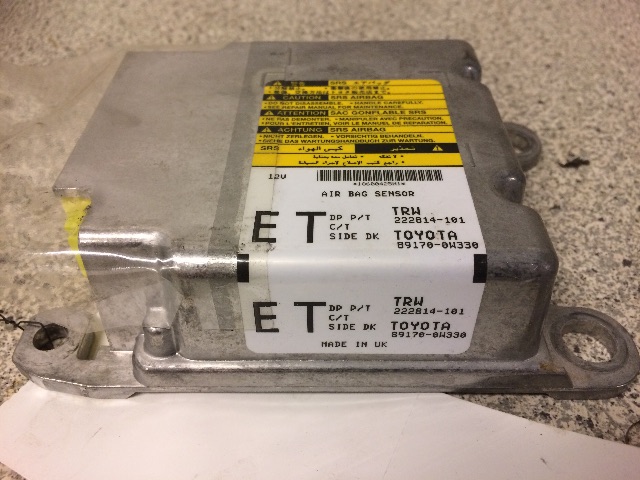 Airbag elektronikk til Toyota Auris, 2010-2012 (Type I, Fase 2)  (89710-0W330)