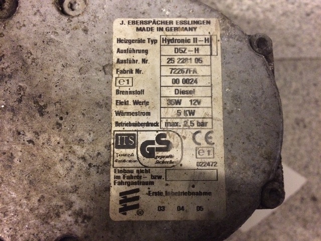 Dieselvarmer til Toyota Avensis 2003-2008 (Type II)  (25228105|)