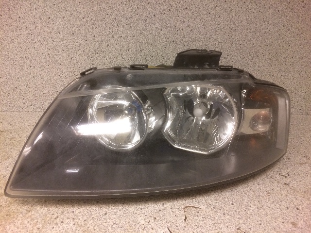 Frontlykt venstre halogen til Audi A3 2003-2008 (Type II, Fase 1) (AL|8PO0941003K|)