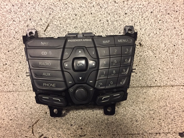 Bilstereo navigasjon betjeningspanel til Ford Transit Custom 2013-2023 (Type I) (BK2T-18K811-CC|)