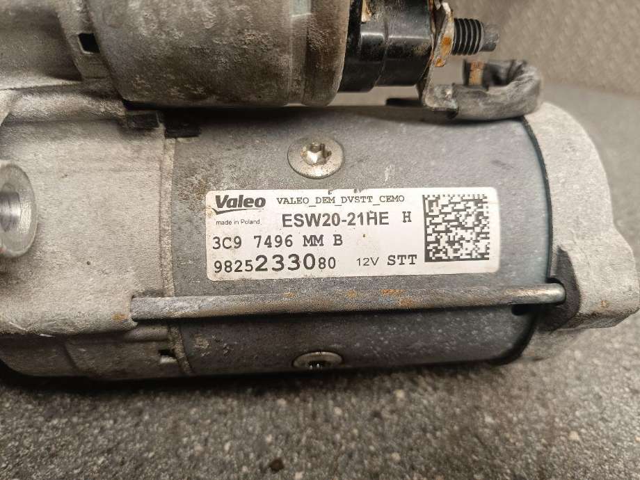 Starter diesel til Opel Grandland X 2017-->>  (9825233080|ESW20-21HE|3C97496MMB)